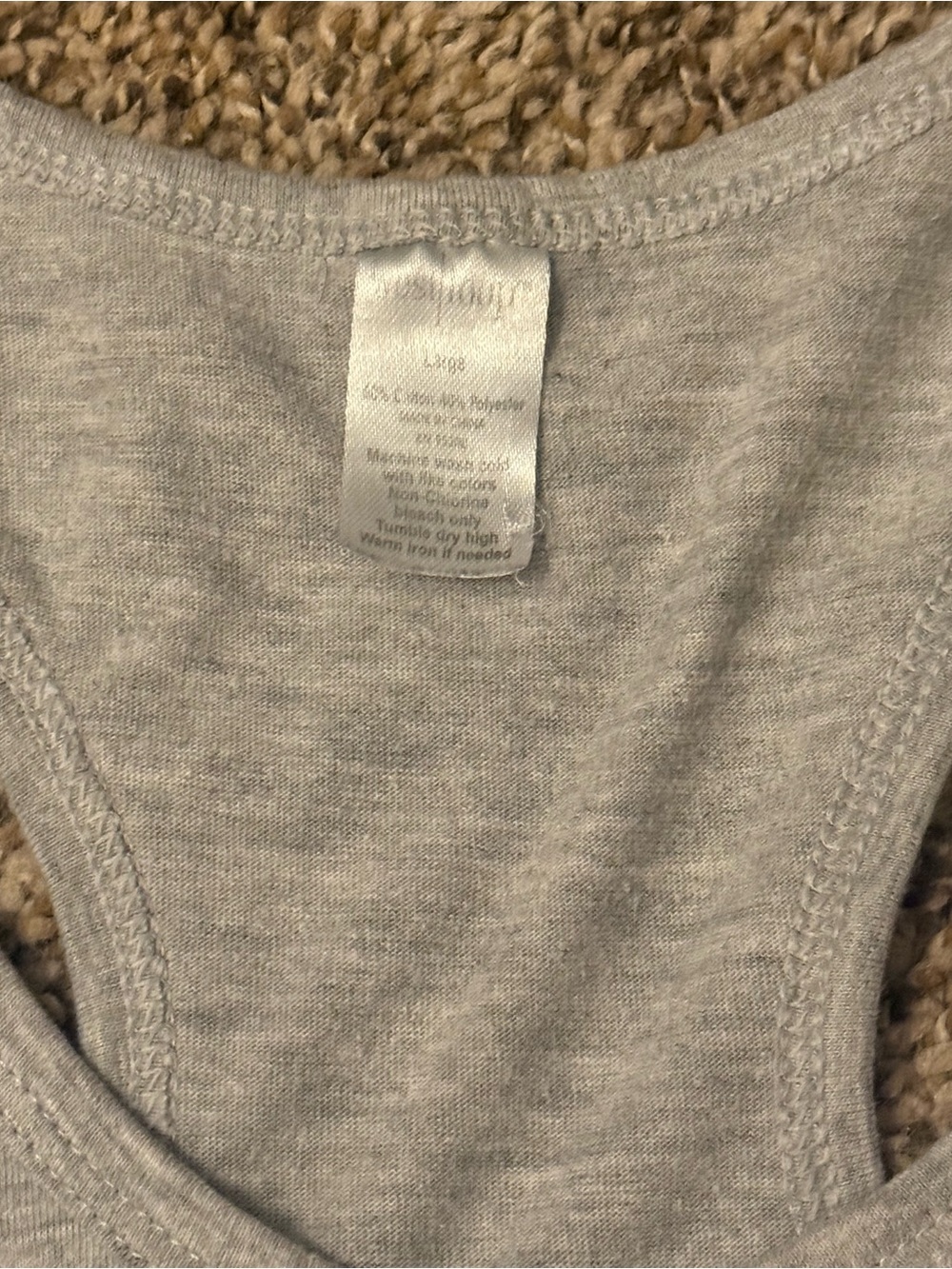 west loop Heather Gray Racerback Tank Top - Picture 2 of 2